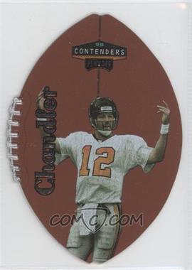 1998 Playoff Contenders - Leather Footballs - Silver #6 - Chris Chandler