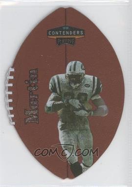 1998 Playoff Contenders - Leather Footballs - Silver #65 - Curtis Martin