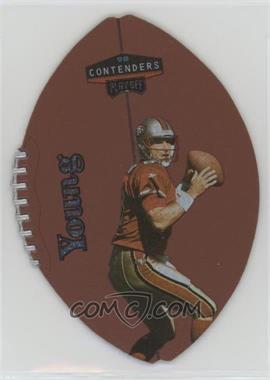 1998 Playoff Contenders - Leather Footballs - Silver #82 - Steve Young