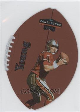 1998 Playoff Contenders - Leather Footballs - Silver #82 - Steve Young