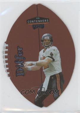 1998 Playoff Contenders - Leather Footballs - Silver #91 - Trent Dilfer