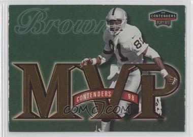 1998 Playoff Contenders - MVPs #12 - Tim Brown [Noted]