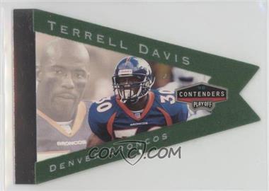 1998 Playoff Contenders - Pennants - Green #25 - Terrell Davis