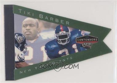 1998 Playoff Contenders - Pennants - Green #61 - Tiki Barber