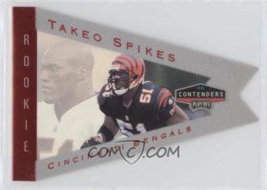 1998 Playoff Contenders - Pennants - Grey #19 - Takeo Spikes