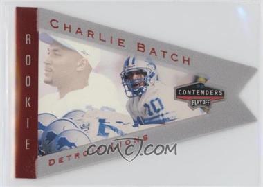 1998 Playoff Contenders - Pennants - Grey #32 - Charlie Batch