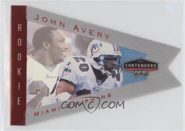 1998 Playoff Contenders - Pennants - Grey #50 - John Avery