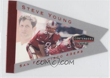 1998 Playoff Contenders - Pennants - Grey #85 - Steve Young