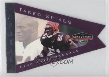 1998 Playoff Contenders - Pennants - Purple #19 - Takeo Spikes