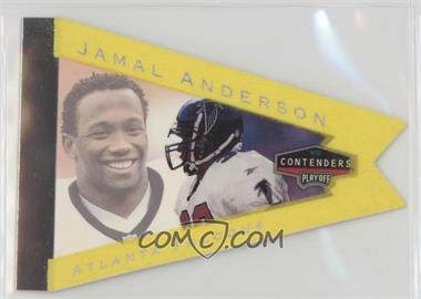 1998 Playoff Contenders - Pennants - Yellow #3 - Jamal Anderson