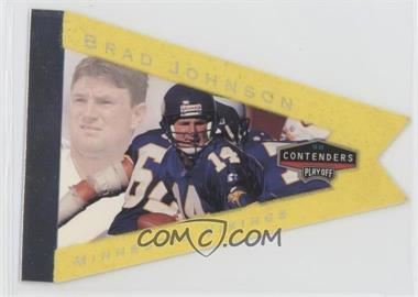 1998 Playoff Contenders - Pennants - Yellow #54 - Brad Johnson