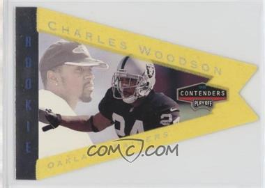 1998 Playoff Contenders - Pennants - Yellow #71 - Charles Woodson