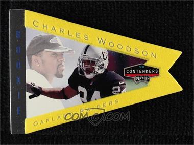 1998 Playoff Contenders - Pennants - Yellow #71 - Charles Woodson