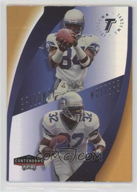 1998 Playoff Contenders - Touchdown Tandems #17 T - Joey Galloway, Ricky Watters