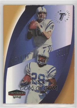 1998 Playoff Contenders - Touchdown Tandems #18 T - Peyton Manning, Marshall Faulk