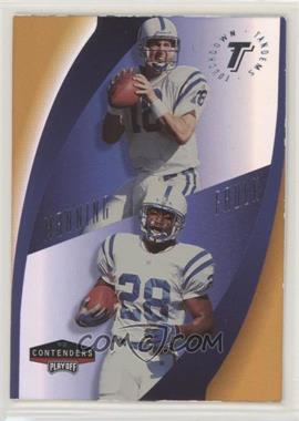 1998 Playoff Contenders - Touchdown Tandems #18 T - Peyton Manning, Marshall Faulk