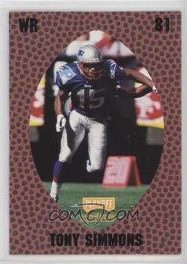 1998 Playoff Momentum Retail - [Base] #204 - Tony Simmons