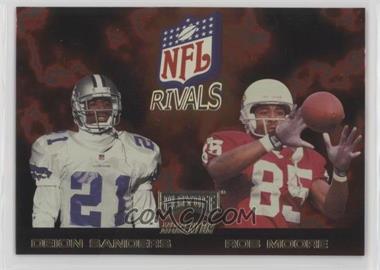 1998 Playoff Momentum Retail - Rivals #R18 - Deion Sanders, Rob Moore