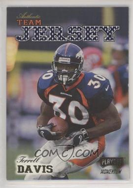 1998 Playoff Momentum Retail - Team Jerseys - Home Jerseys #R22 - Terrell Davis [EX to NM]