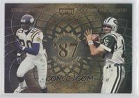 Cris Carter, Vinny Testaverde, Rod Woodson, Jim Harbaugh