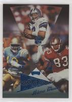 Troy Aikman, Skip Hicks, J.J. Stokes