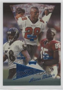1998 Playoff Prestige - Alma Maters - Blue #3 - Warrick Dunn, Peter Boulware, Andre Wadsworth