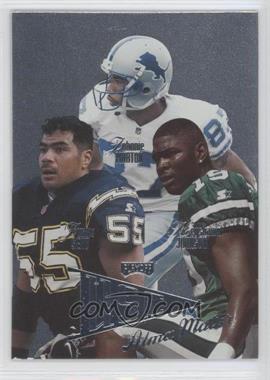 1998 Playoff Prestige - Alma Maters #22 - Johnnie Morton, Junior Seau, Keyshawn Johnson