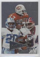 R.W. McQuarters, Barry Sanders, Thurman Thomas [EX to NM]