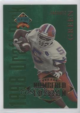1998 Playoff Prestige - Draft Picks - Green Numbered Edition #14 - Jacquez Green /25