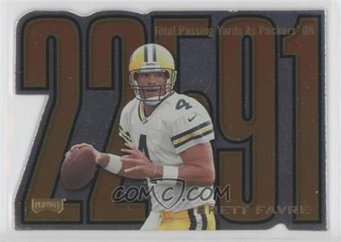 1998 Playoff Prestige - Inside the Numbers - Die-Cut #11 - Brett Favre