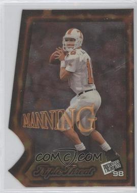 1998 Press Pass - Triple Threat #TT3 - Peyton Manning