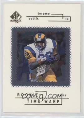 1998 SP Authentic - [Base] #35 - Rookie Time Warp - Jerome Bettis /2000