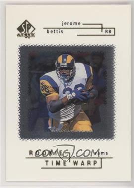 1998 SP Authentic - [Base] #35 - Rookie Time Warp - Jerome Bettis /2000