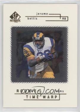 1998 SP Authentic - [Base] #35 - Rookie Time Warp - Jerome Bettis /2000