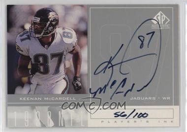 1998 SP Authentic - Player's Ink - Silver #KM - Keenan McCardell /100