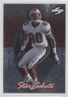 1998 Score - Star Salute - Rookie Preview #20 - Jerry Rice