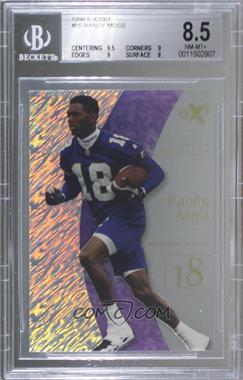 1998 Skybox EX 2001 - [Base] #55 - Randy Moss [BGS 8.5 NM‑MT+]