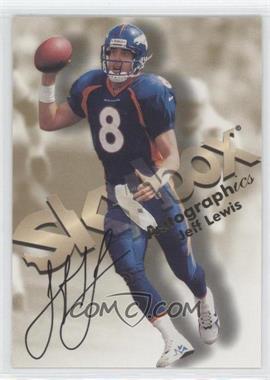 1998 Skybox Premium - Autographics - Black #_JELE.1 - Jeff Lewis