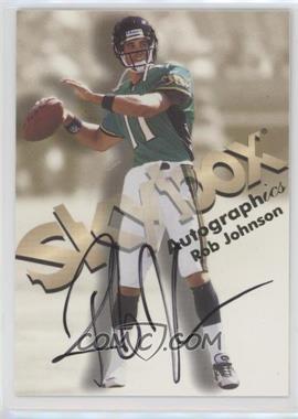 1998 Skybox Premium - Autographics - Black #_ROJO - Rob Johnson