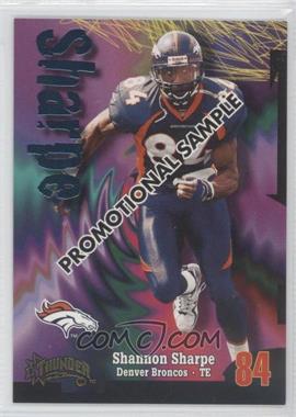 1998 Skybox Thunder - [Base] #162.2 - Shannon Sharpe (Promotional Sample)