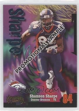 1998 Skybox Thunder - [Base] #162.2 - Shannon Sharpe (Promotional Sample)