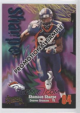 1998 Skybox Thunder - [Base] #162.2 - Shannon Sharpe (Promotional Sample)