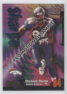 1998 Skybox Thunder - [Base] #162.2 - Shannon Sharpe (Promotional Sample)