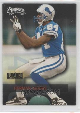 1998 Skybox Thunder - Number Crushers #6 NC - Herman Moore