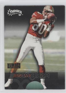 1998 Skybox Thunder - Number Crushers #8 NC - Jerry Rice