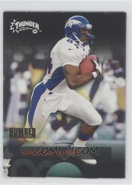 1998 Skybox Thunder - Number Crushers #9 NC - Shannon Sharpe