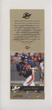 1998 Skybox Thunder - Quickstrike #_JOEL - John Elway