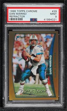 1998 Topps Chrome - [Base] - Refractor #29 - Dan Marino [BGS 9 MINT]