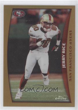 1998 Topps Chrome - [Base] - Refractor #38 - Jerry Rice