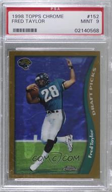 1998 Topps Chrome - [Base] #152 - Fred Taylor [PSA 9 MINT]